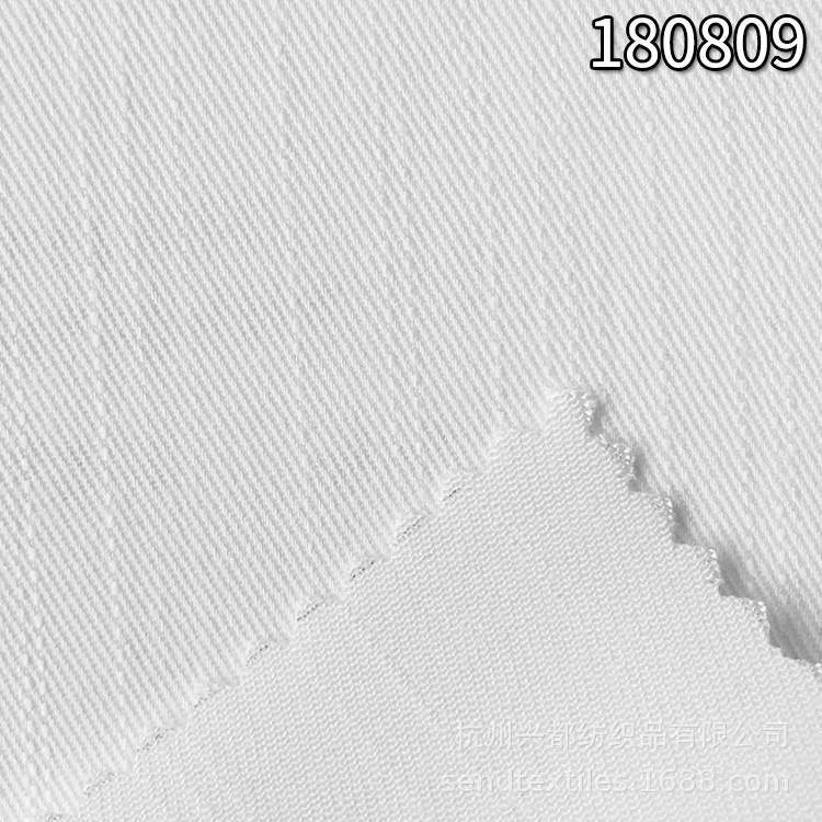 180809全人棉经竹节斜纹面料 人棉斜纹外套服装面料