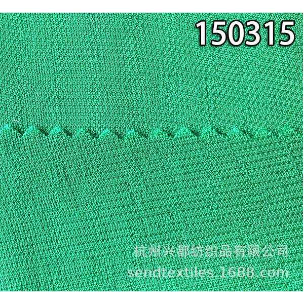 150315全人丝加捻女装网格面料 超薄粘胶面料