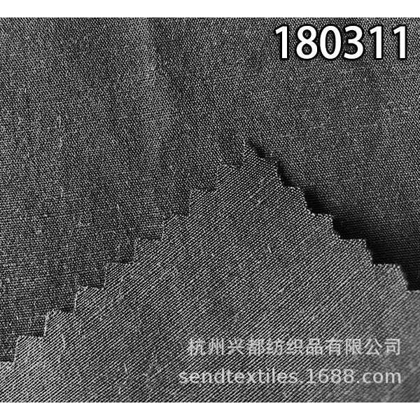 180311天丝麻平纹服装面料