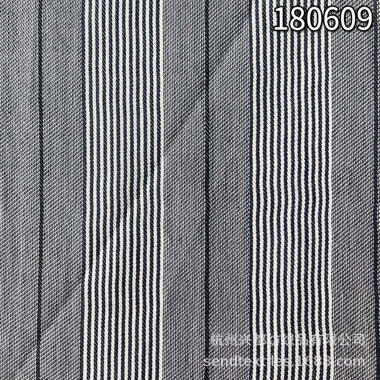 180609全天丝色织条子 春夏服装布