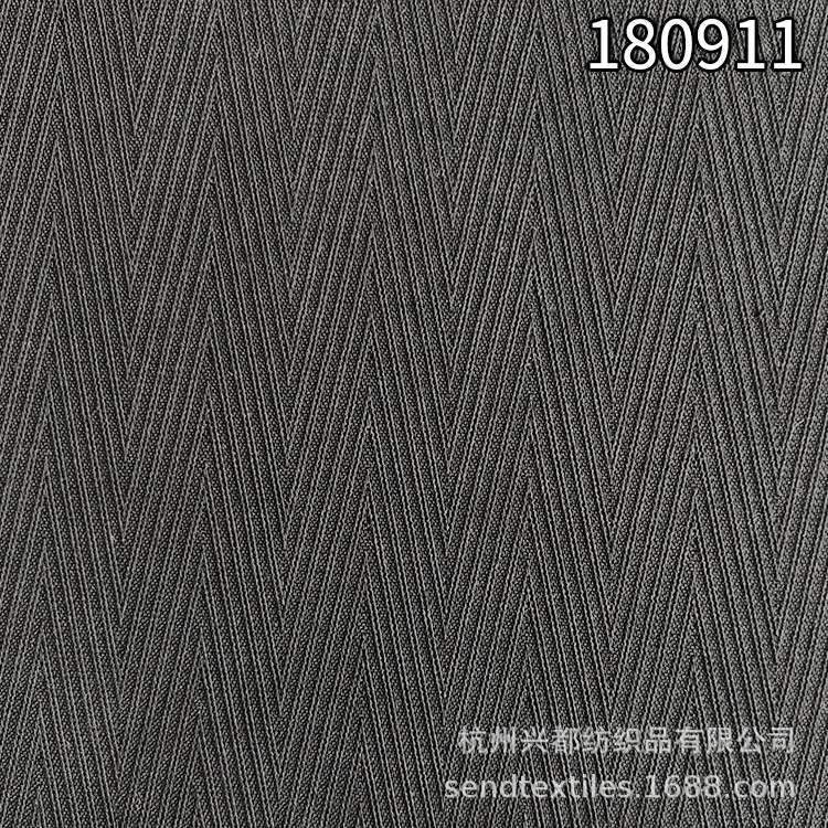 180911天丝T400提花人字斜面料 天丝弹力人字斜裤装面料