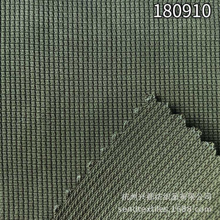 180910兰精天丝灯芯条面料 纯天丝提花服装面料