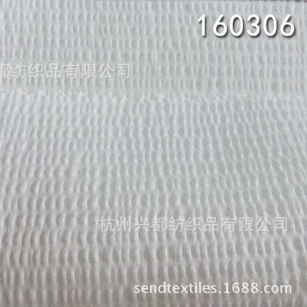 160306人丝人棉纬弹面料 多臂组织春季服装