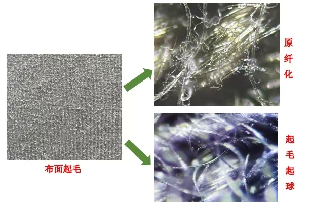 起毛起球和原纤化的区别