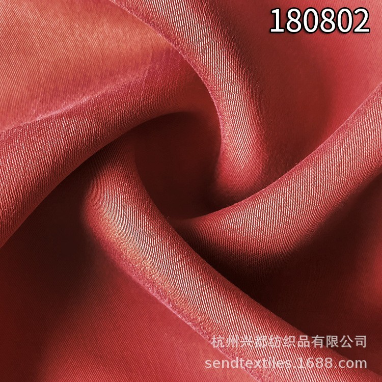 180802天丝人丝交织缎纹面料 夹克衫外套面料