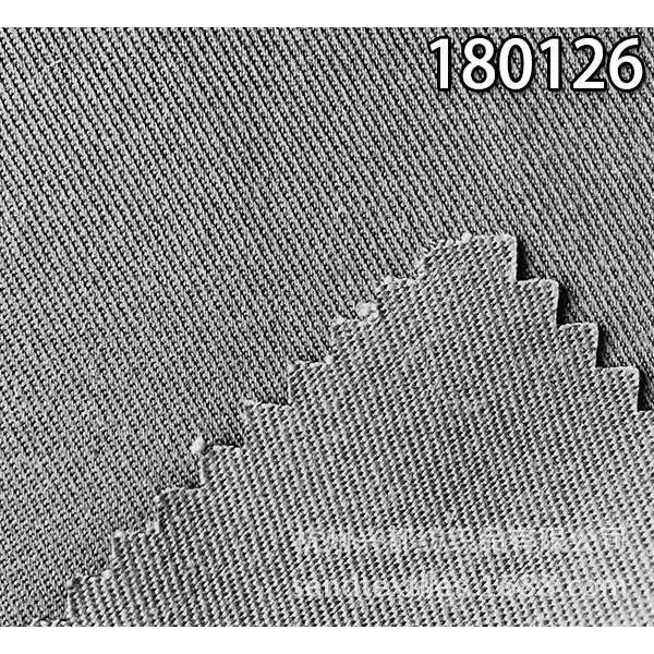 180126粘棉纱卡斜纹服装面料  秋冬外套