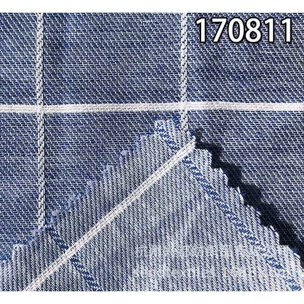 170811全天丝斜纹色织格 莱赛尔春夏服装面料