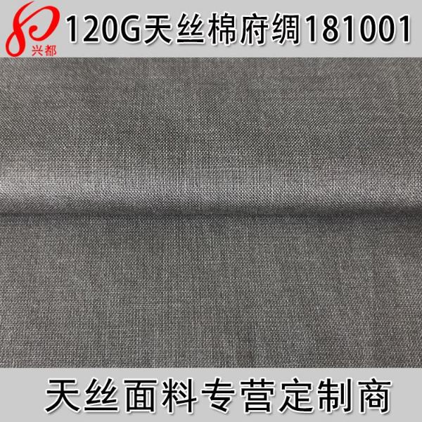 181001天丝棉混纺面料 天丝棉平纹府绸 莱赛尔混纺面料