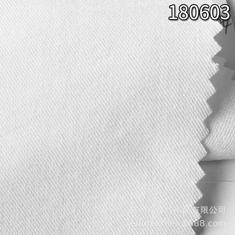 180603棉粘交织面料 棉人棉双面斜面料 春夏衬衫面料
