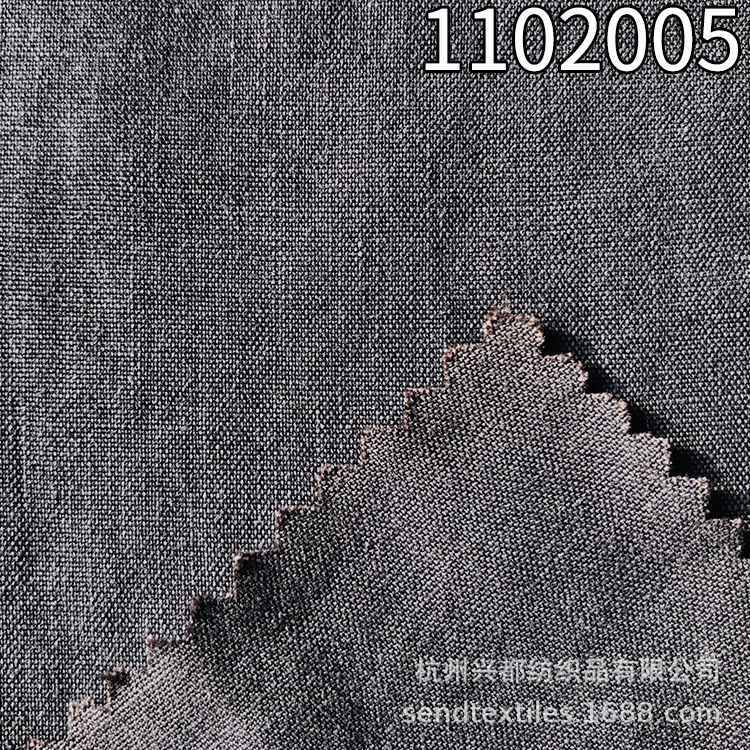 1102005天丝麻混纺时装衬衫裤子面料