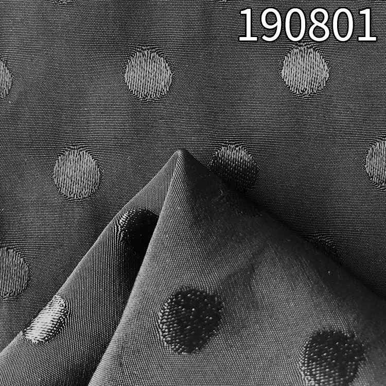 190801人丝人棉提圆点面料 157g人丝人棉提花面料