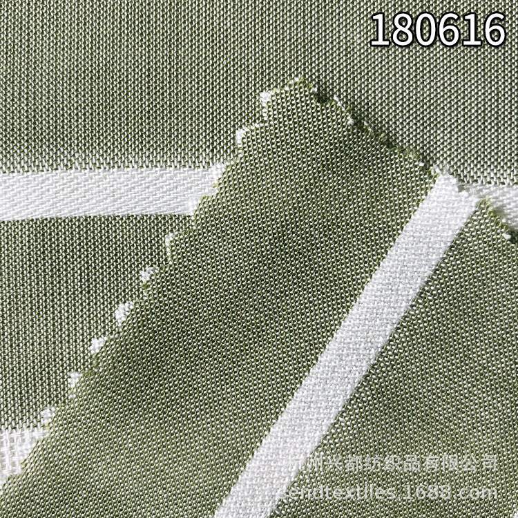 180616天丝人棉色织横条布 天丝粘胶色织平纹布