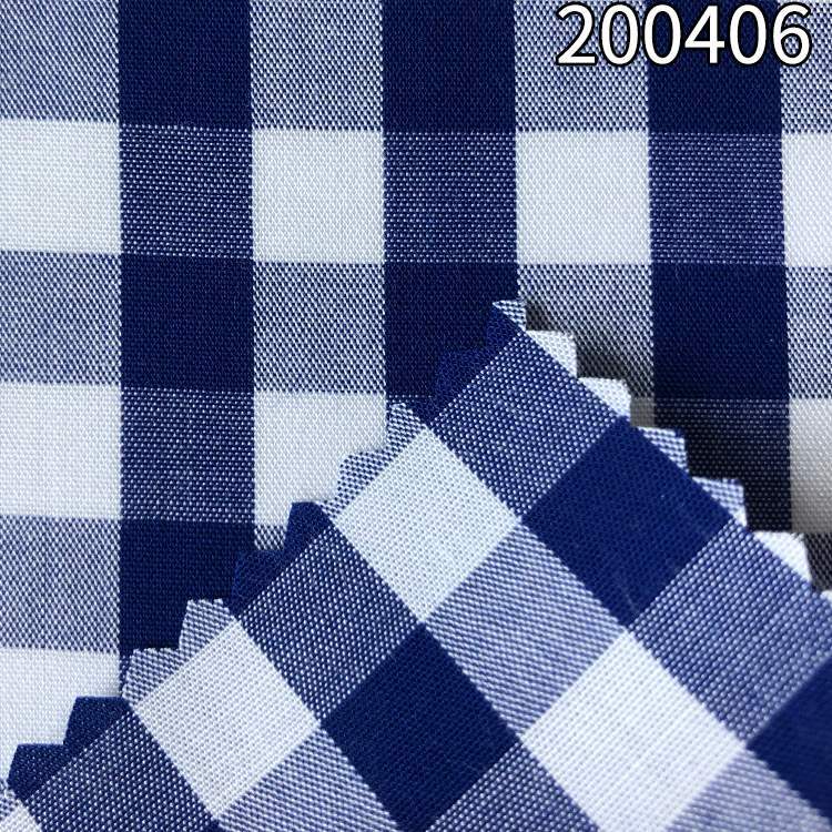 200406天枢色织平格休闲服装面料