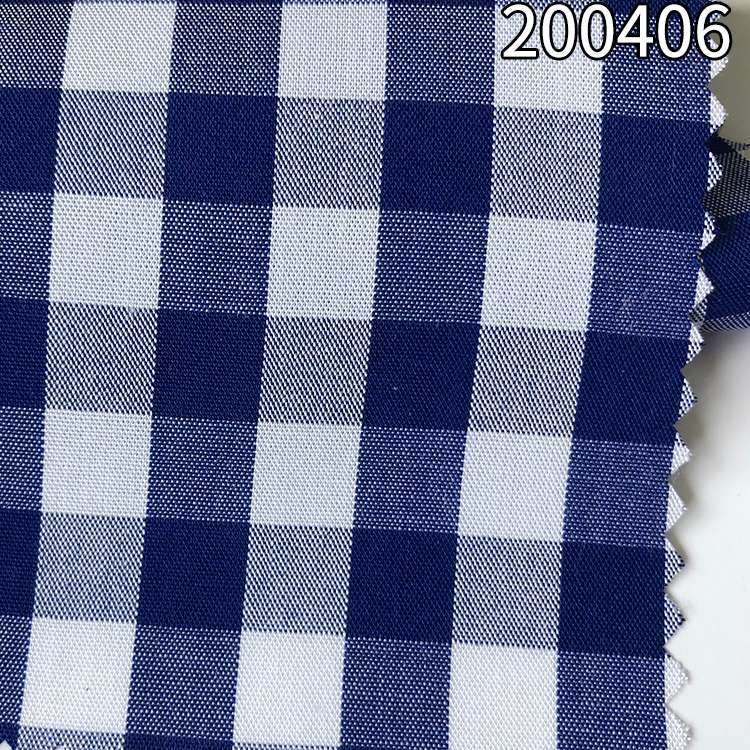 200406天枢色织平格休闲服装面料