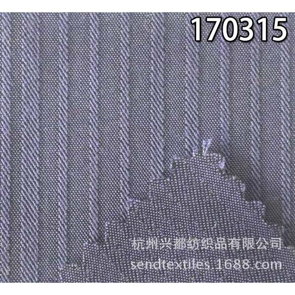 170315人棉涤 提竖条面料