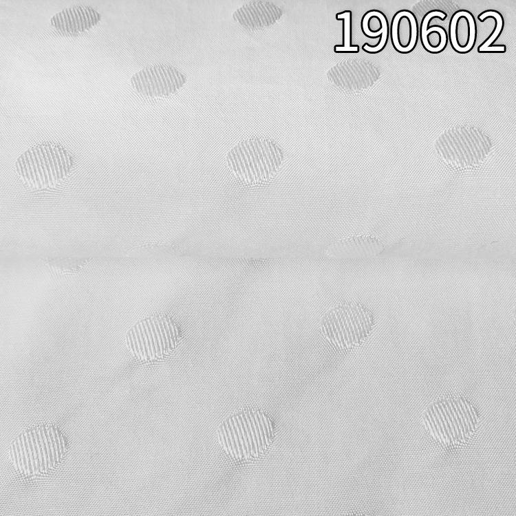 190602人丝人棉提圆点提花面料
