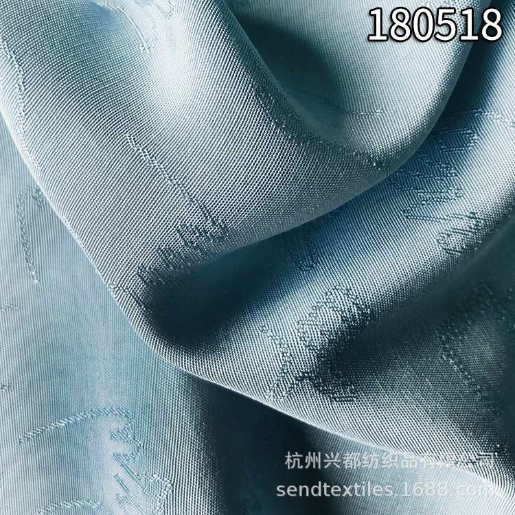 180518人丝人棉大提花 手掌花面料