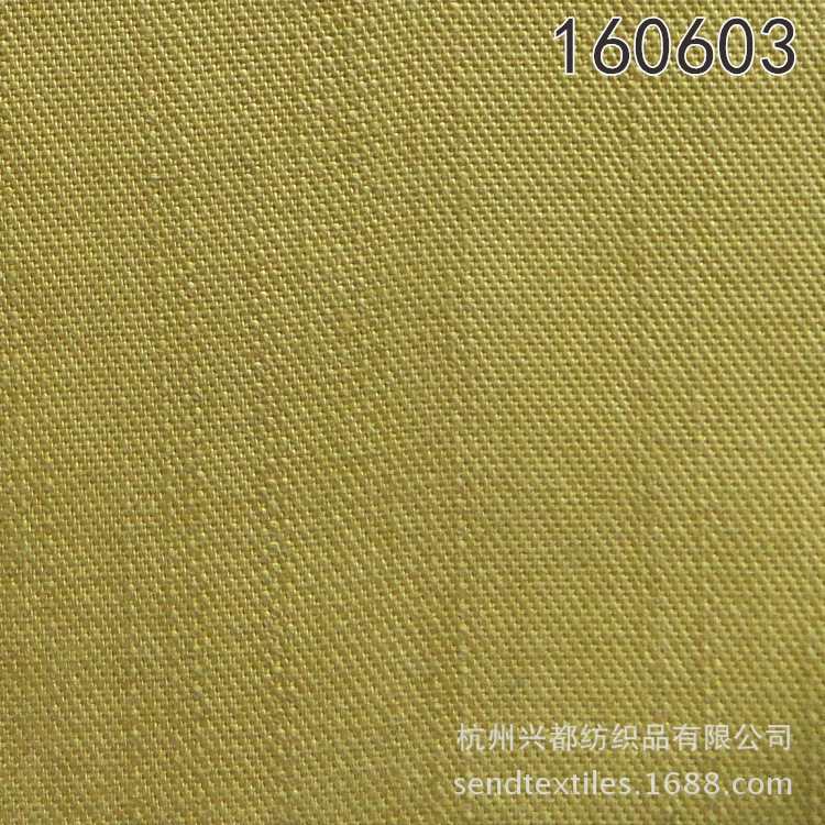 160603纯天丝经竹节斜纹布 裤装面料