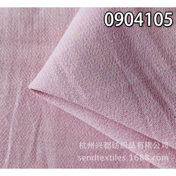 0904105加捻人丝棉乔其衬衫女装面料