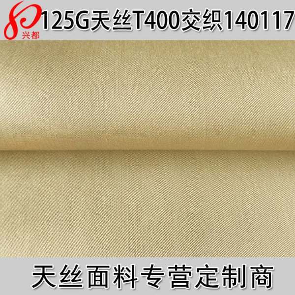 140117斜纹天丝涤弹力布