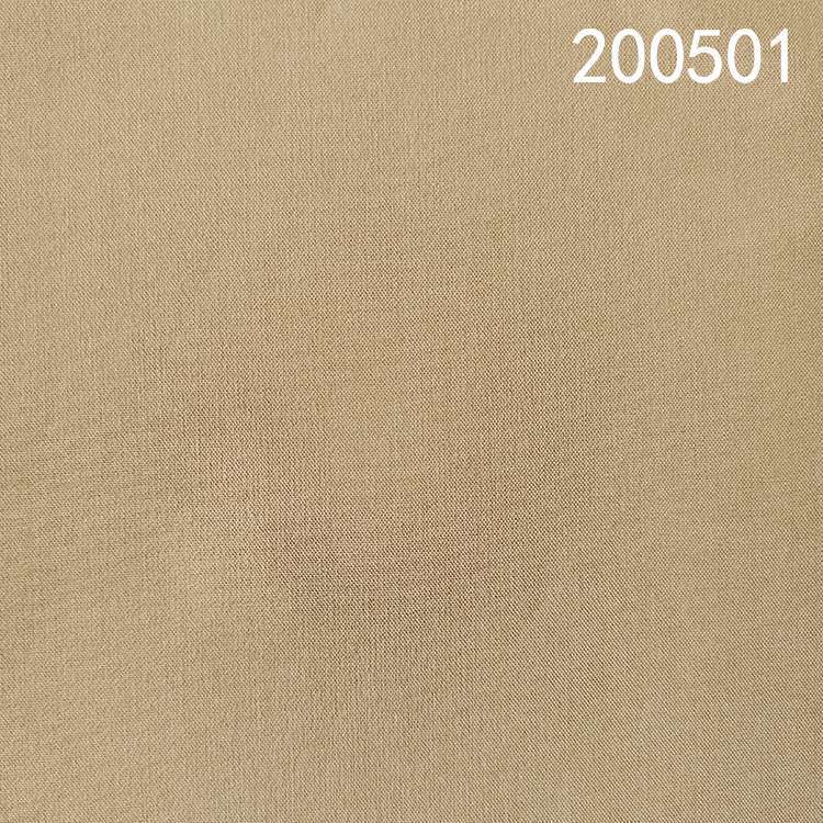 200501平纹人棉抗皱包芯布春夏女装衬衫连衣裙面料