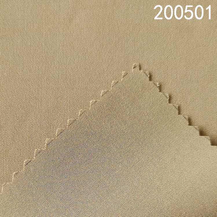 200501平纹人棉抗皱包芯布春夏女装衬衫连衣裙面料