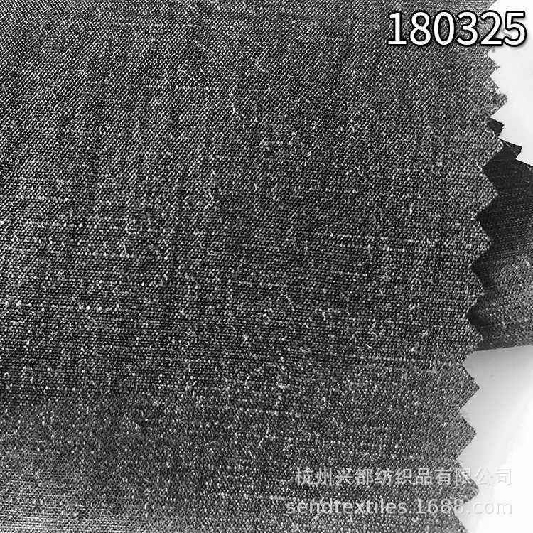 180325锦纶单丝天丝麻平纹面料