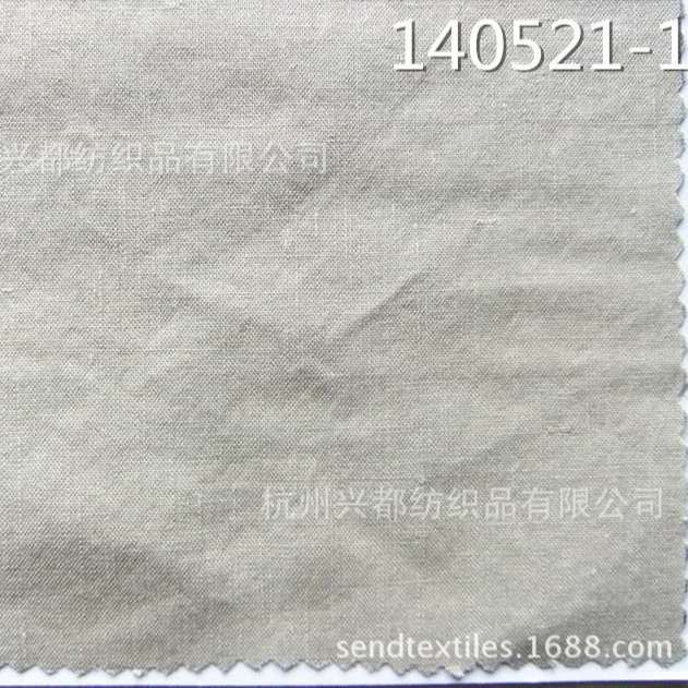 140521-1梭织服装平纹亚麻天丝弹力布