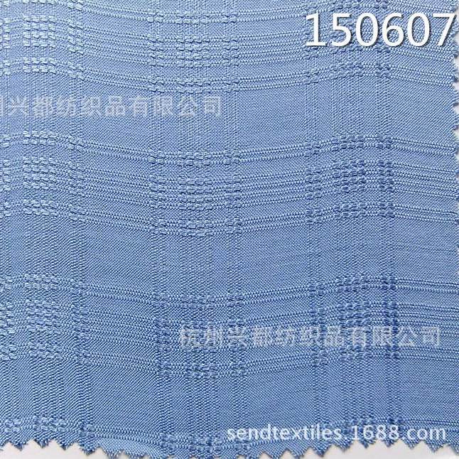 150607梭织全人棉格子提花休闲面料