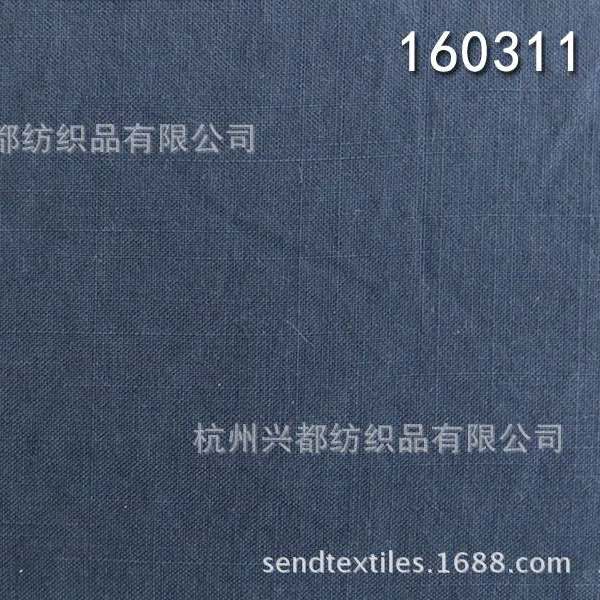 160311全天丝双经单纬组织竹节面料 服装面料