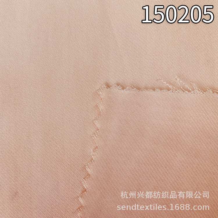150205加捻人丝女装衬衫缎纹面料