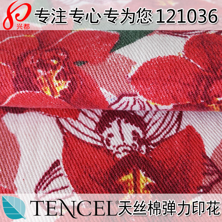 121036天丝印花